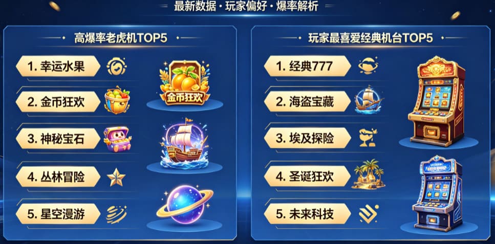 PG电子热门游戏排行榜更新:高爆率老虎机与玩家最喜爱的经典机台全面盘点