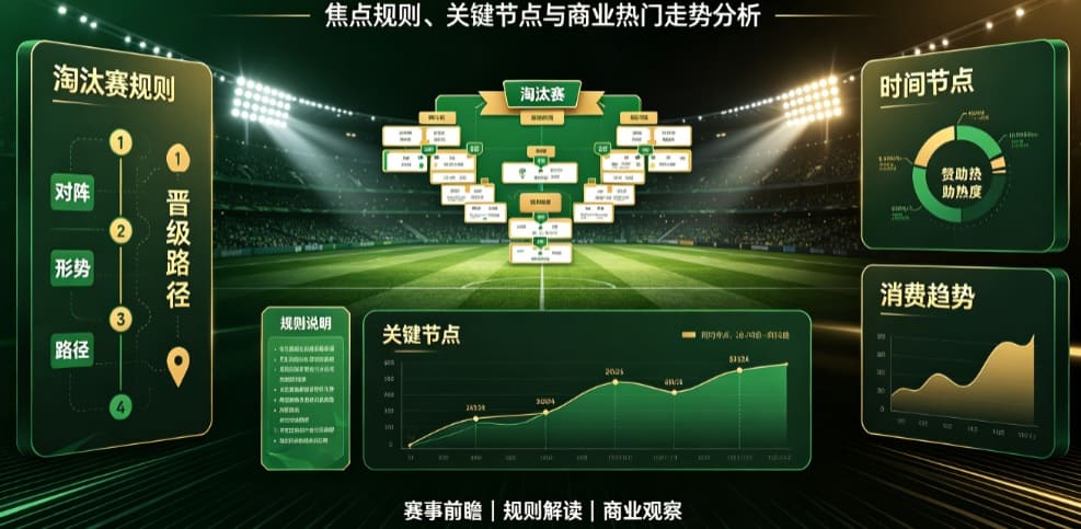 2026世界杯淘汰赛阶段前瞻:焦点规则、关键节点与商业热门走势分析